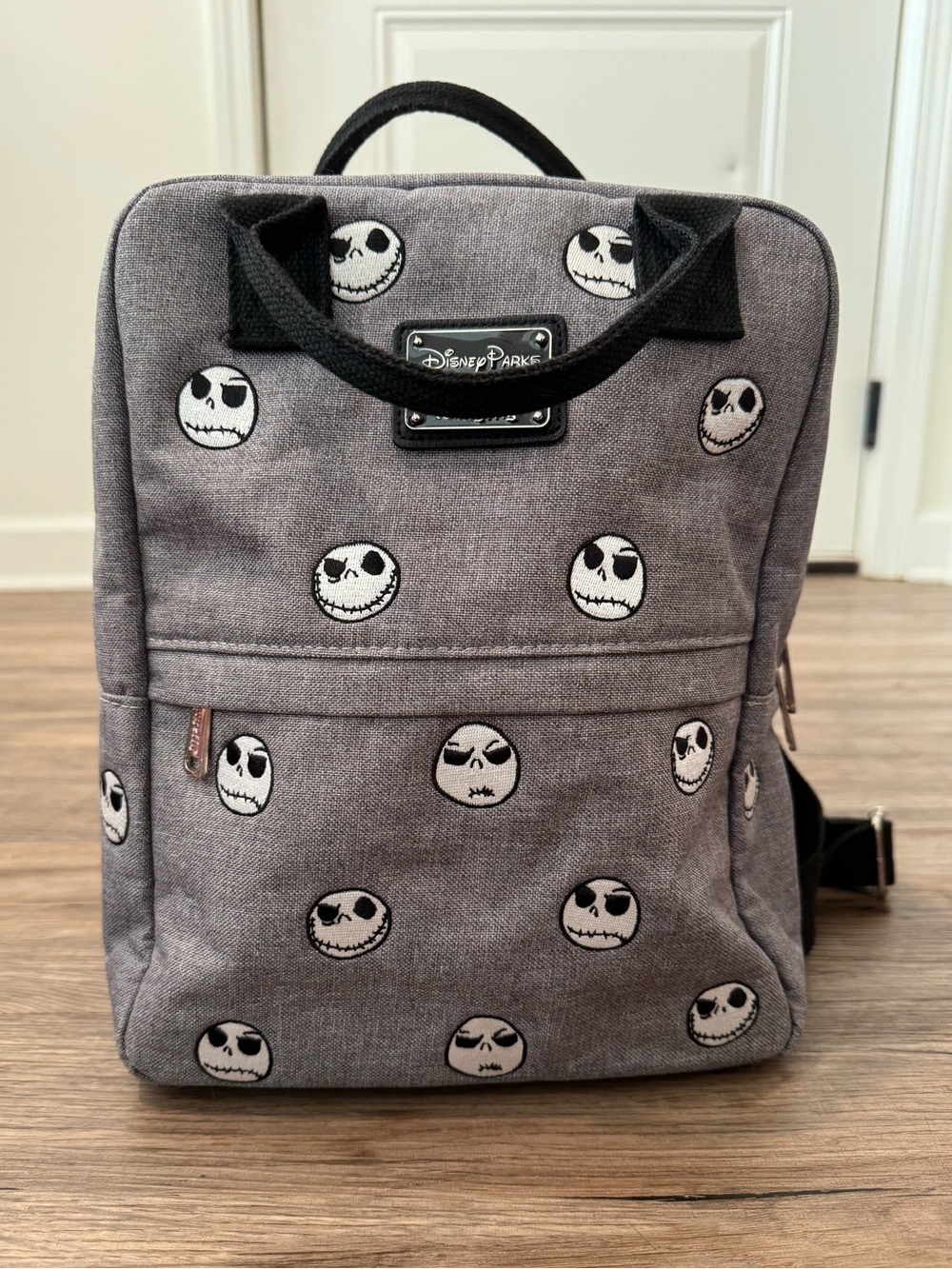 Disney Gray Jack Skellington Loungefly Backpack